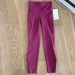 Lululemon fast and free HR tight 25” with pockets